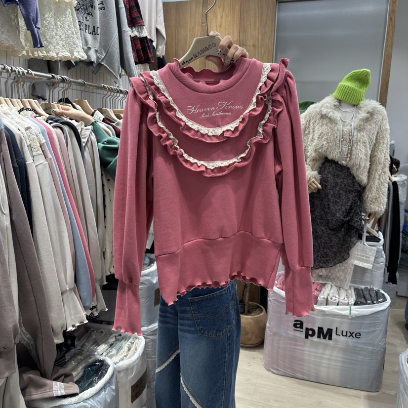 MARI CO東大門㊣代購女士新款時尚25秋冬推薦休閑衛衣加絨MARI CO衛衣圖色2