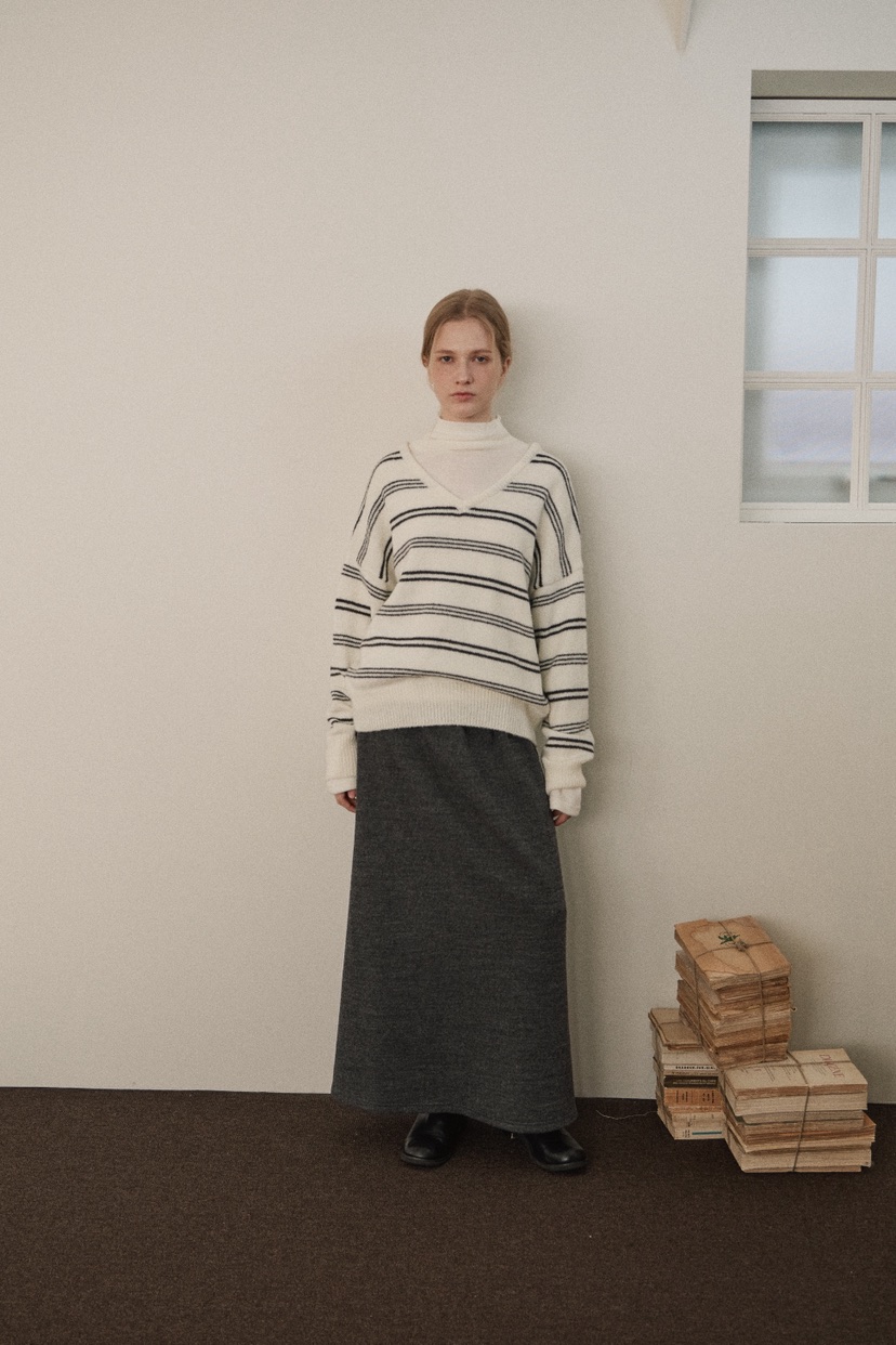 B_GARDER東大門㊣實拍女士新品時尚真品熱賣休閑25秋冬針織衫V領B.GARDER針織衫