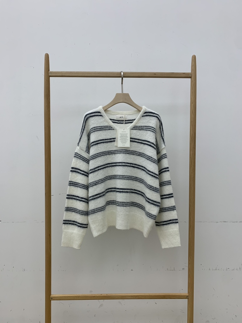 B_GARDER東大門㊣實拍女士新品時尚真品熱賣休閑25秋冬針織衫V領B.GARDER針織衫圖色1