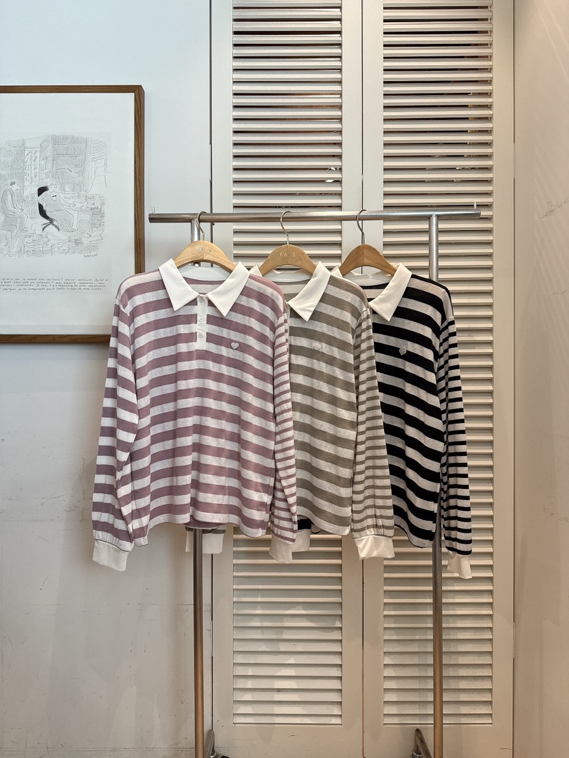 FAVE-L韓國代購㊣女裝新品25秋冬休閑時尚推薦職業長袖T恤FAVE-L長袖T恤