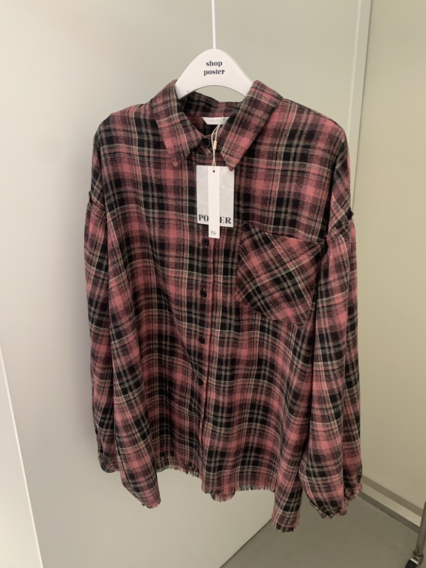 SHOP POSTER東大門㊣直郵女士新款推薦25秋冬熱賣襯衫蕾絲衫SHOP_POSTER襯衫/蕾絲衫圖色2