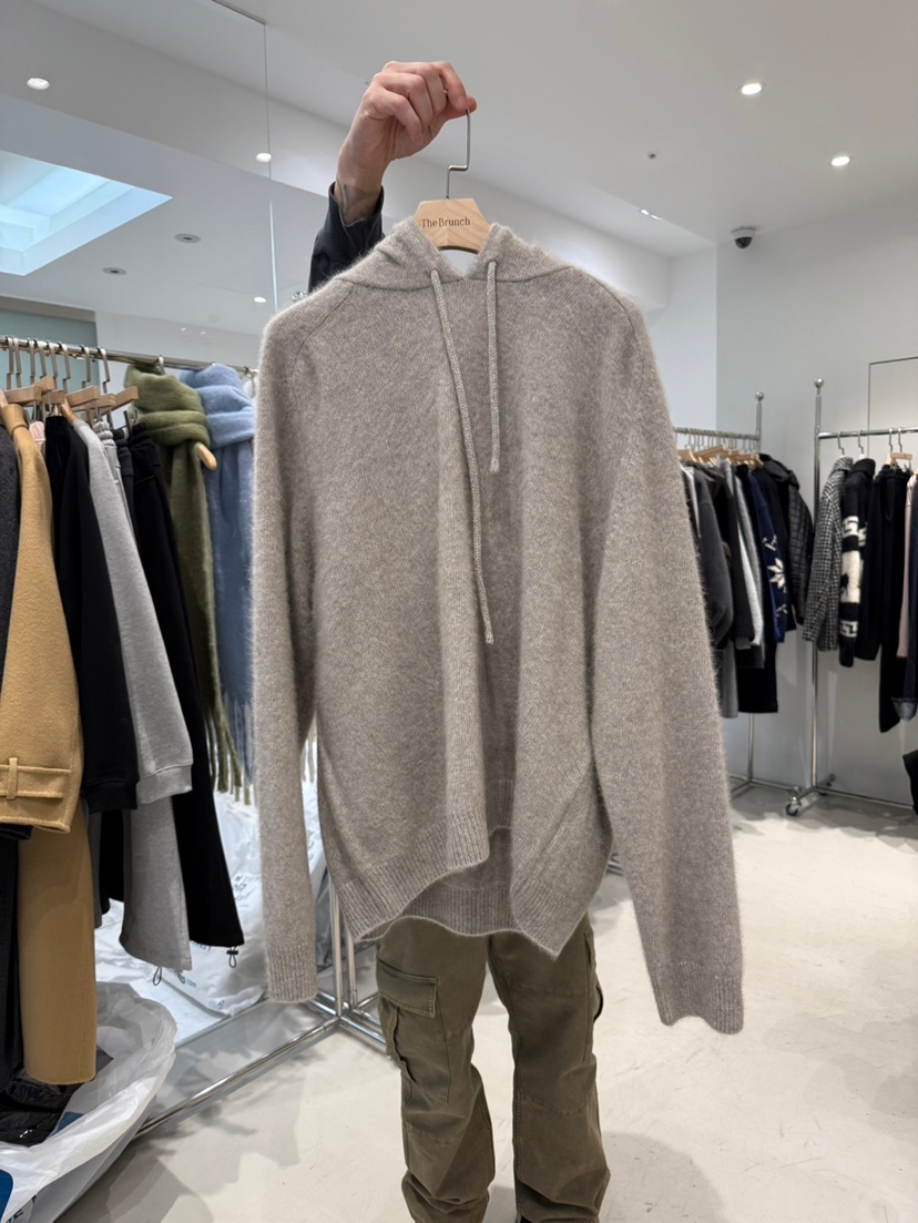 THE BRUNCH韓國代購㊣女士新品時尚職業推薦針織衫連帽衫浣熊THE BRUNCH針織衫圖色1