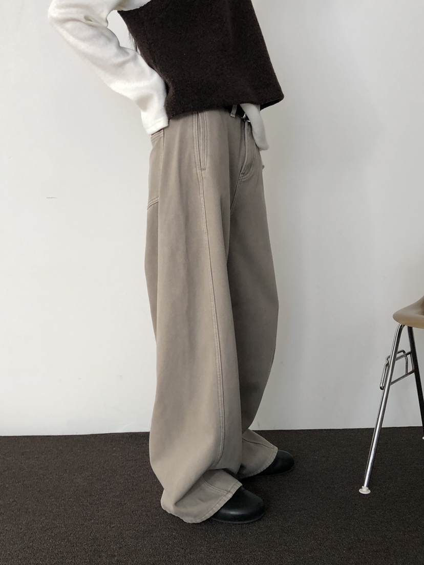 B_GARDER東大門㊣直郵女士新品職業時尚真品熱賣休閑褲羊毛B.GARDER休閑褲