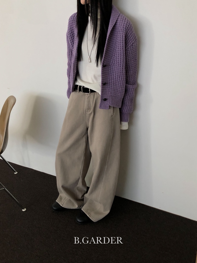 B_GARDER東大門㊣直郵女士新品職業時尚真品熱賣休閑褲羊毛B.GARDER休閑褲