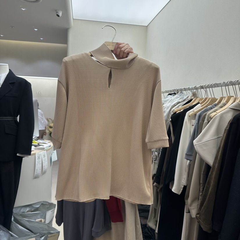 MATIERE韓國直郵㊣女裝新品職業人氣推薦時尚25秋冬休閑T恤MATIERET恤圖色3