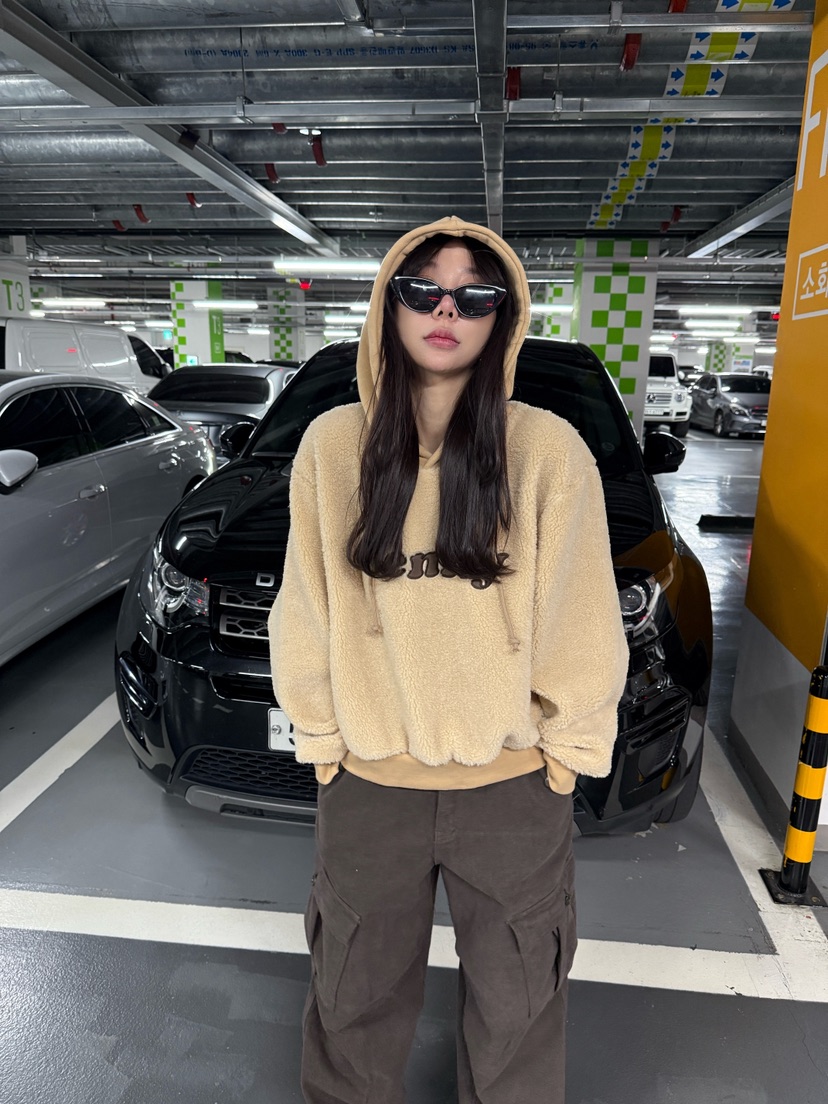 LUMIPLE韓國直郵㊣女士新品時尚休閑職業熱賣真品25秋冬衛衣LUMIPLE衛衣