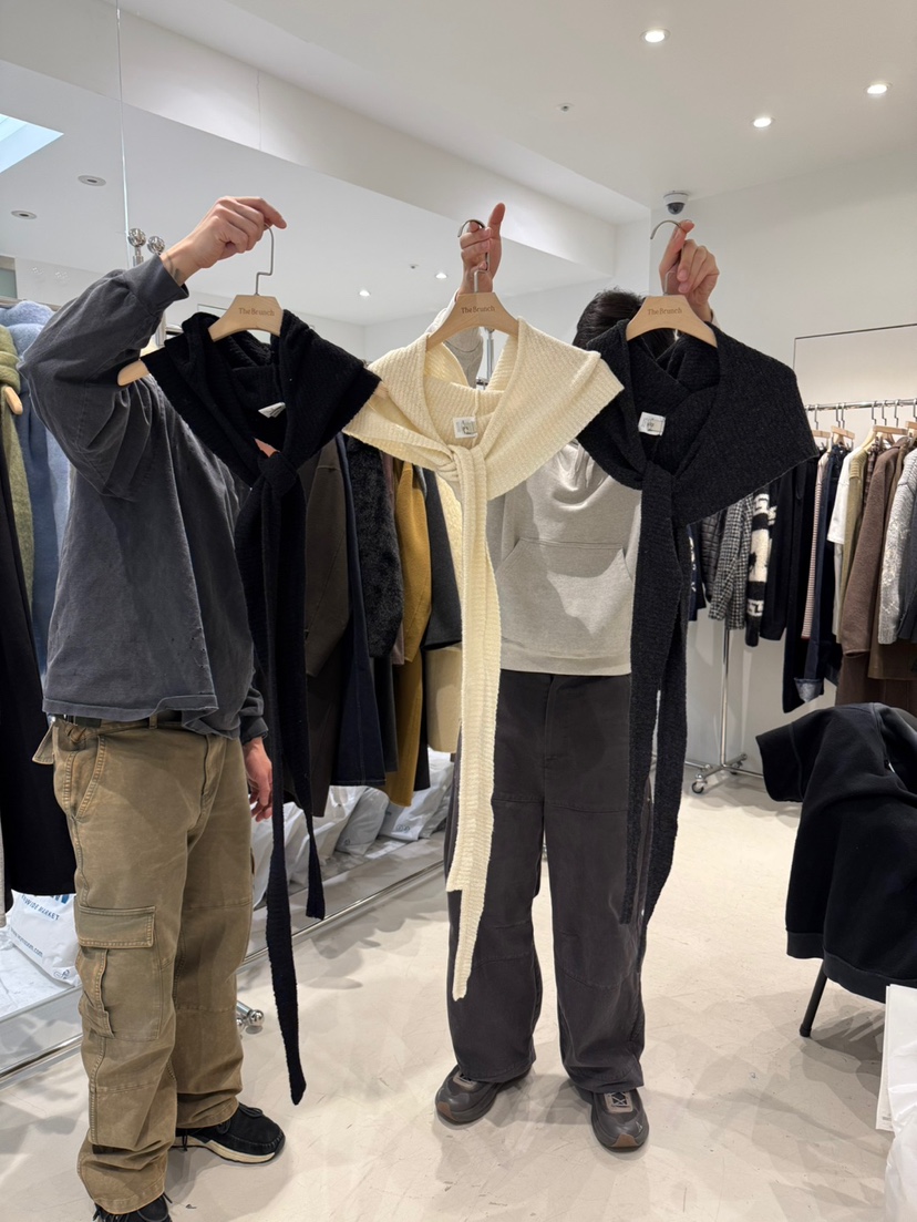 THE BRUNCH東大門㊣直郵女裝新品人氣25秋冬熱賣推薦圍巾披肩THE BRUNCH圍巾/披肩