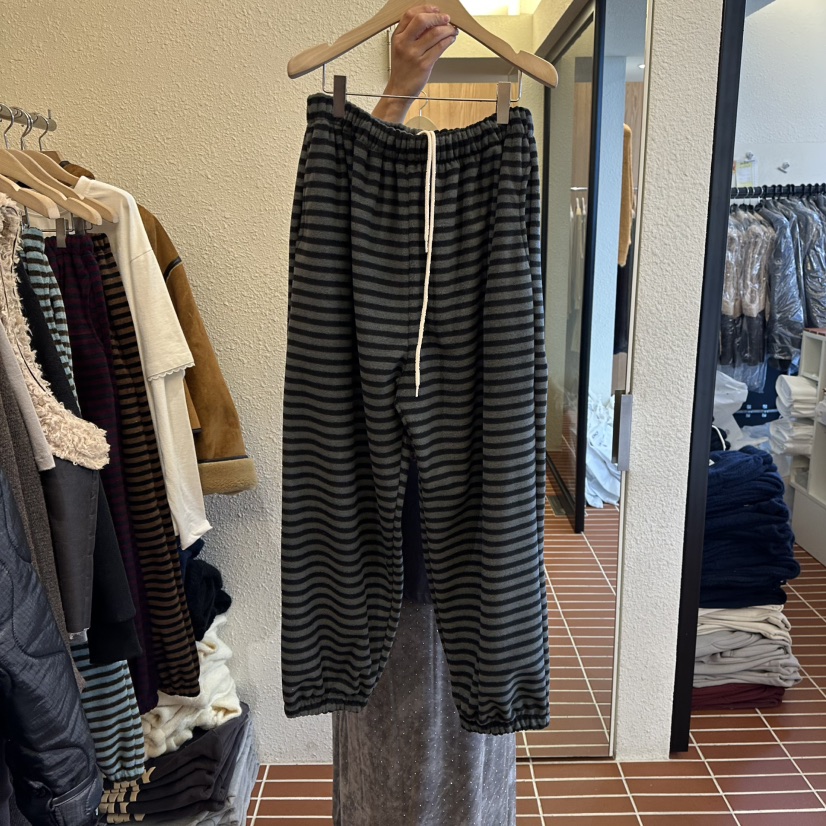 CHOI-L東大門㊣直郵女裝新品人氣時尚真品熱賣25秋冬休閑褲羊毛CHOI休閑褲圖色2墨色