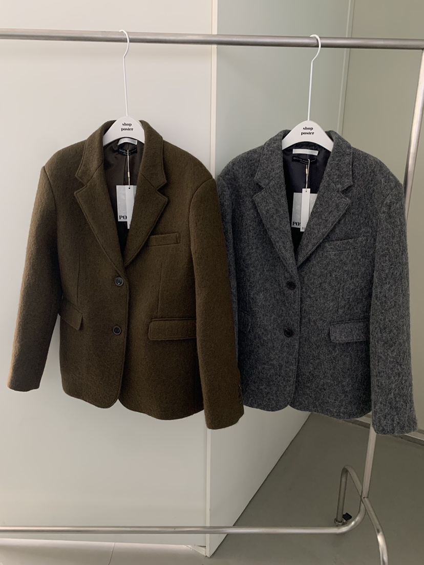 SHOP POSTER東大門㊣實拍女士新款推薦人氣休閑職業25秋冬夾克SHOP_POSTER夾克