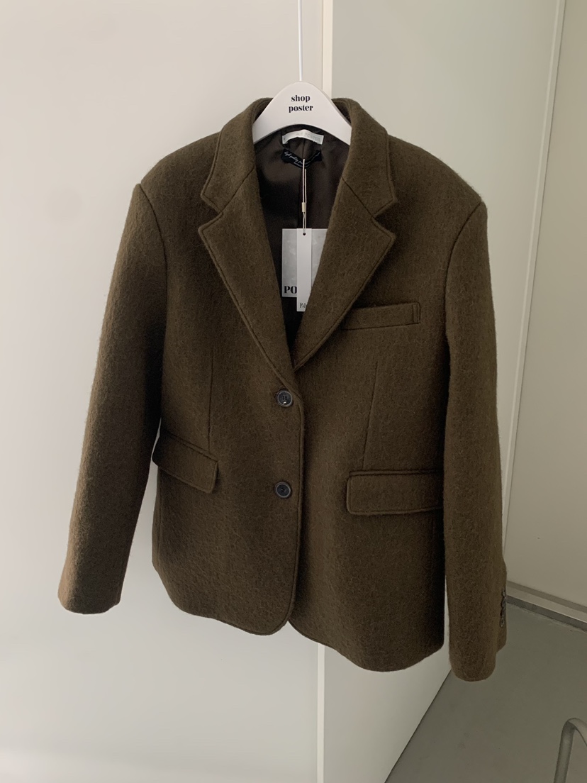 SHOP POSTER東大門㊣實拍女士新款推薦人氣休閑職業25秋冬夾克SHOP_POSTER夾克圖色2