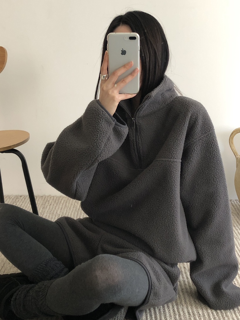 B_GARDER東大門㊣代購女裝新品真品職業推薦人氣休閑衛衣拉鏈B.GARDER衛衣