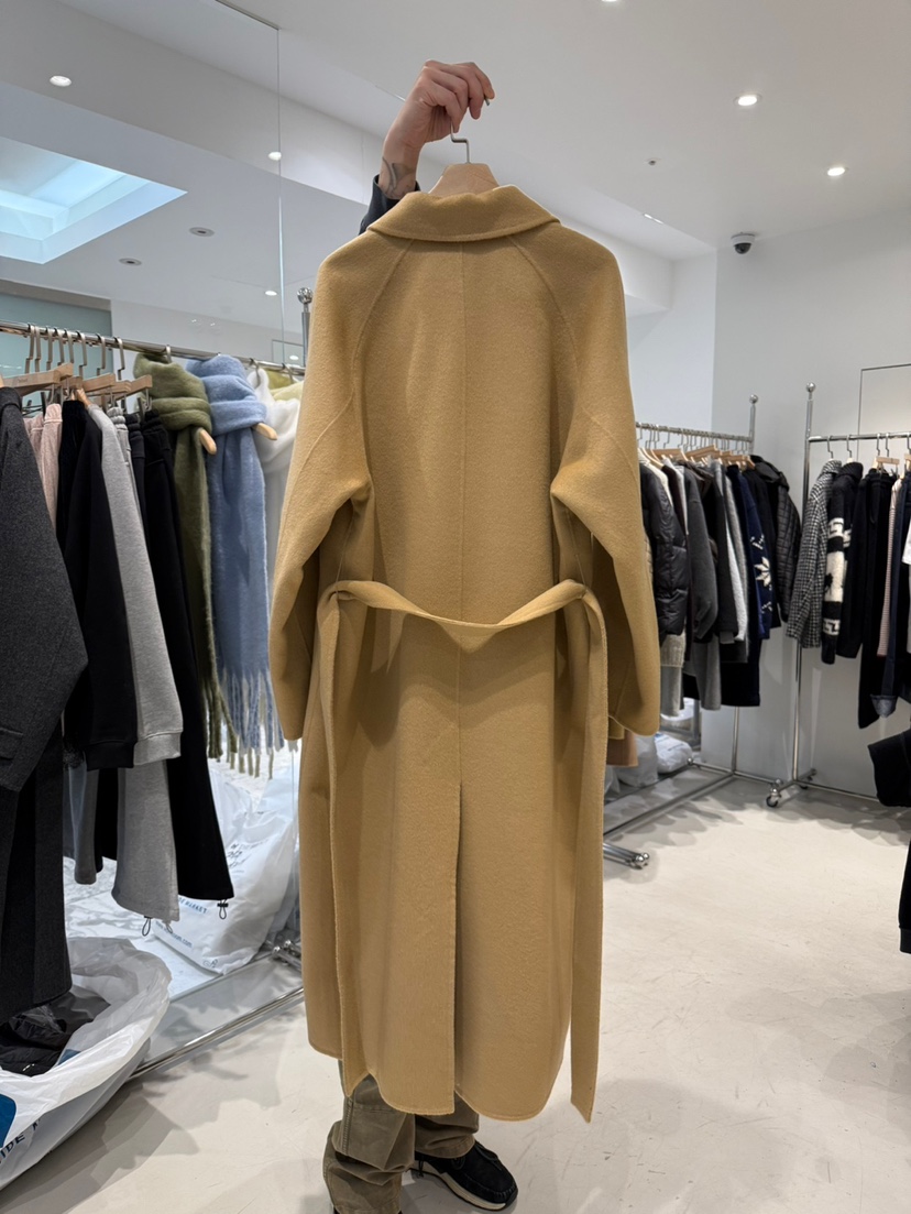 THE BRUNCH東大門㊣實拍女裝新款熱賣25秋冬推薦中長款大衣THE BRUNCH中長款大衣