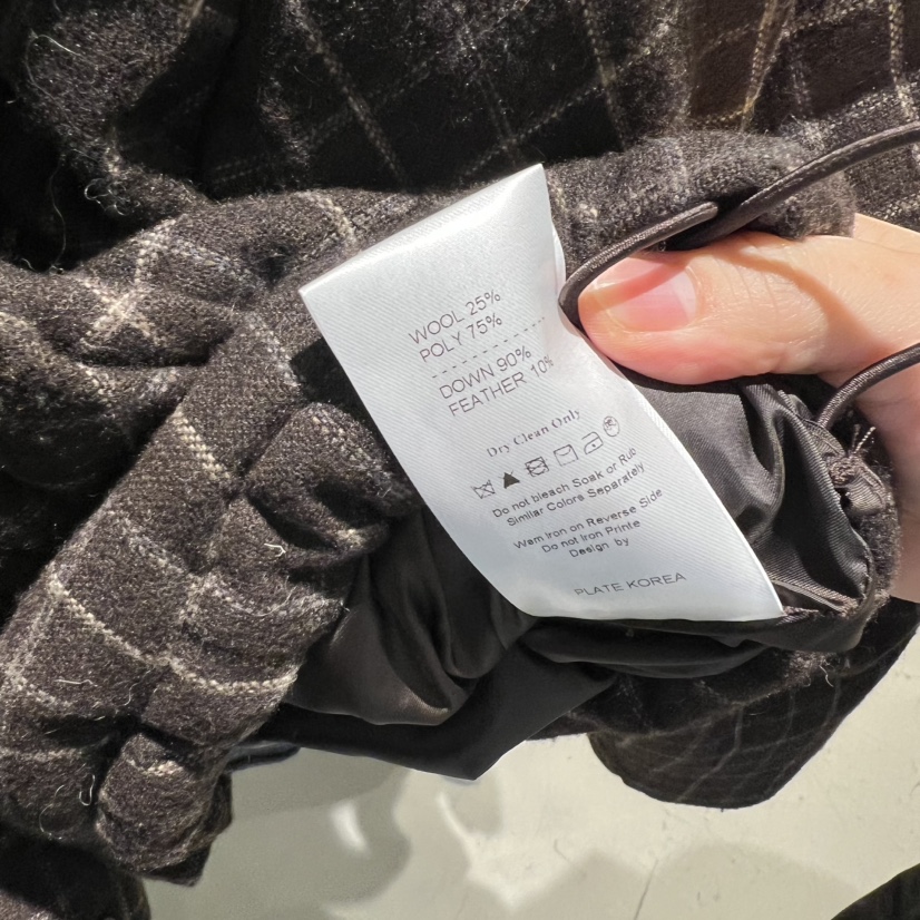 PLATE東大門㊣直郵女士新款休閑25秋冬真品時尚短款羽絨服鴨絨PLATE短款羽絨服