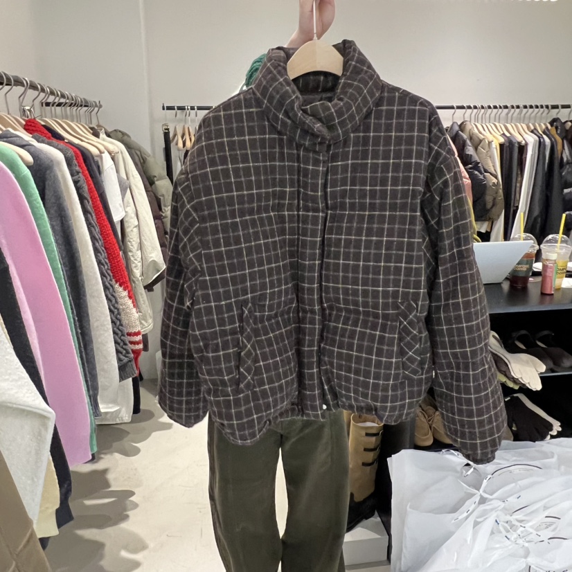 PLATE東大門㊣直郵女士新款休閑25秋冬真品時尚短款羽絨服鴨絨PLATE短款羽絨服圖色1