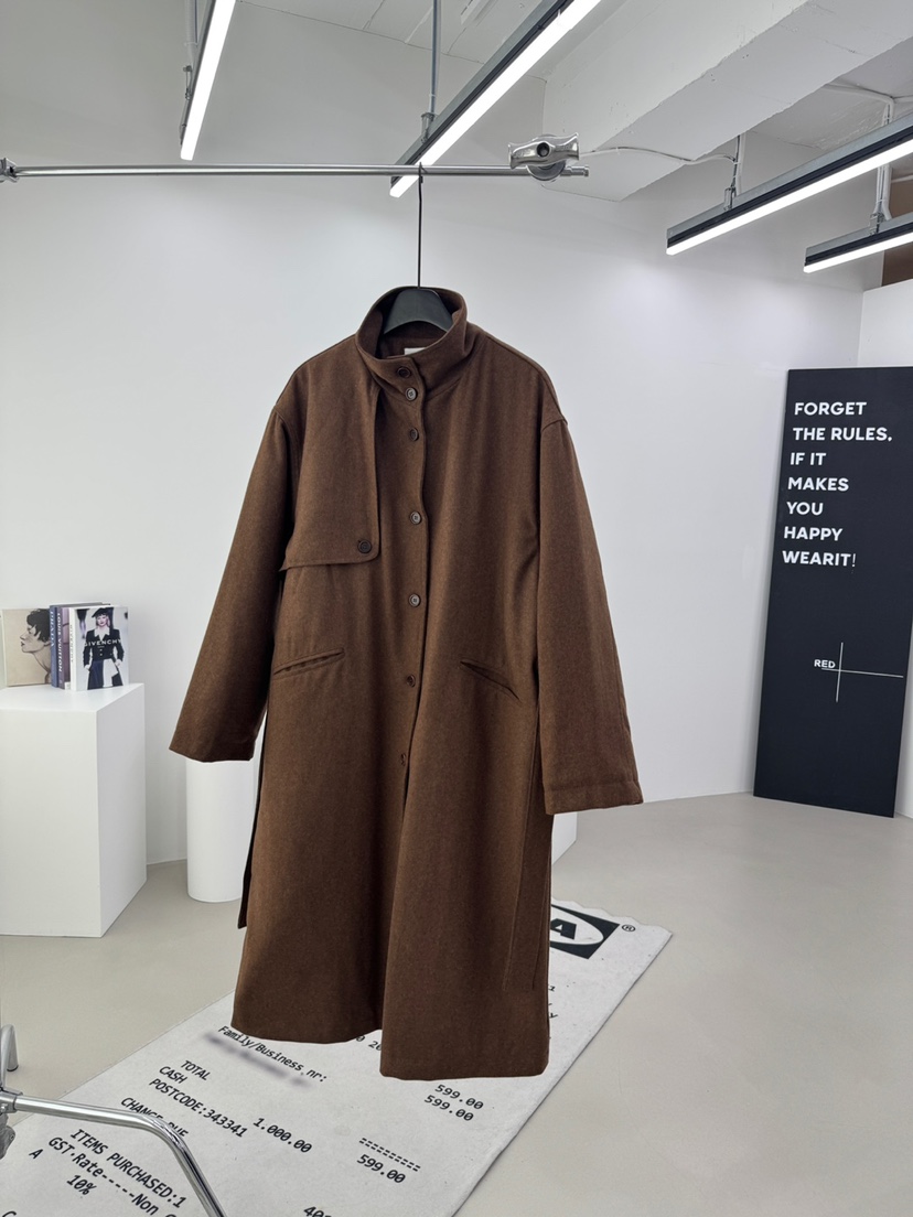 RED-A韓國直郵㊣女士新品人氣熱賣推薦25秋冬真品長款風衣RED-A長款風衣圖色1