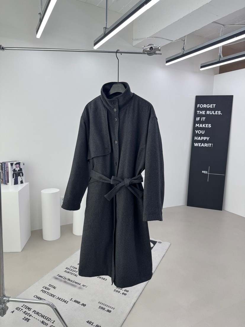 RED-A韓國直郵㊣女士新品人氣熱賣推薦25秋冬真品長款風衣RED-A長款風衣圖色2