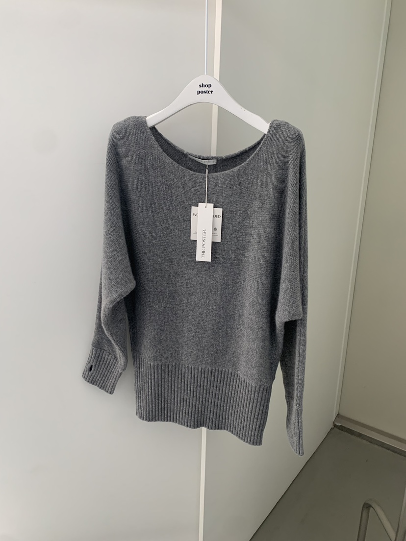 SHOP POSTER東大門㊣實拍女士新款人氣25秋冬時尚針織衫披肩SHOP_POSTER針織衫圖色3