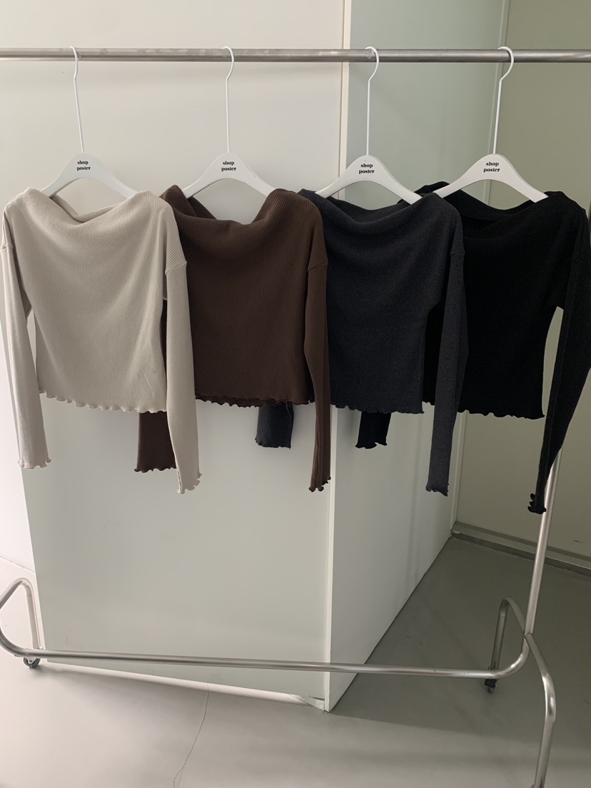 SHOP POSTER東大門㊣直郵女士新款職業真品推薦時尚長袖T恤SHOP_POSTER長袖T恤