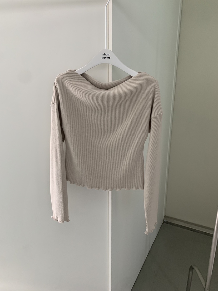 SHOP POSTER東大門㊣直郵女士新款職業真品推薦時尚長袖T恤SHOP_POSTER長袖T恤圖色1