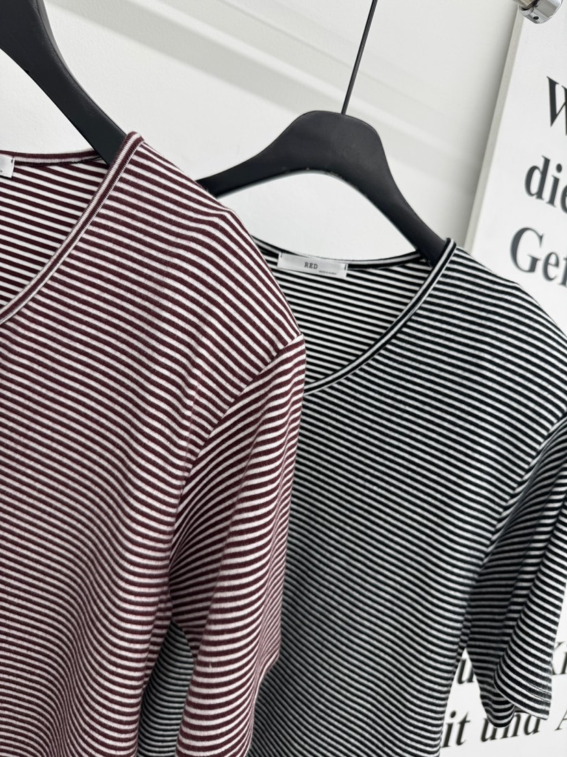 RED-A東大門㊣實拍女裝新款熱賣25秋冬人氣真品休閑時尚T恤RED-AT恤