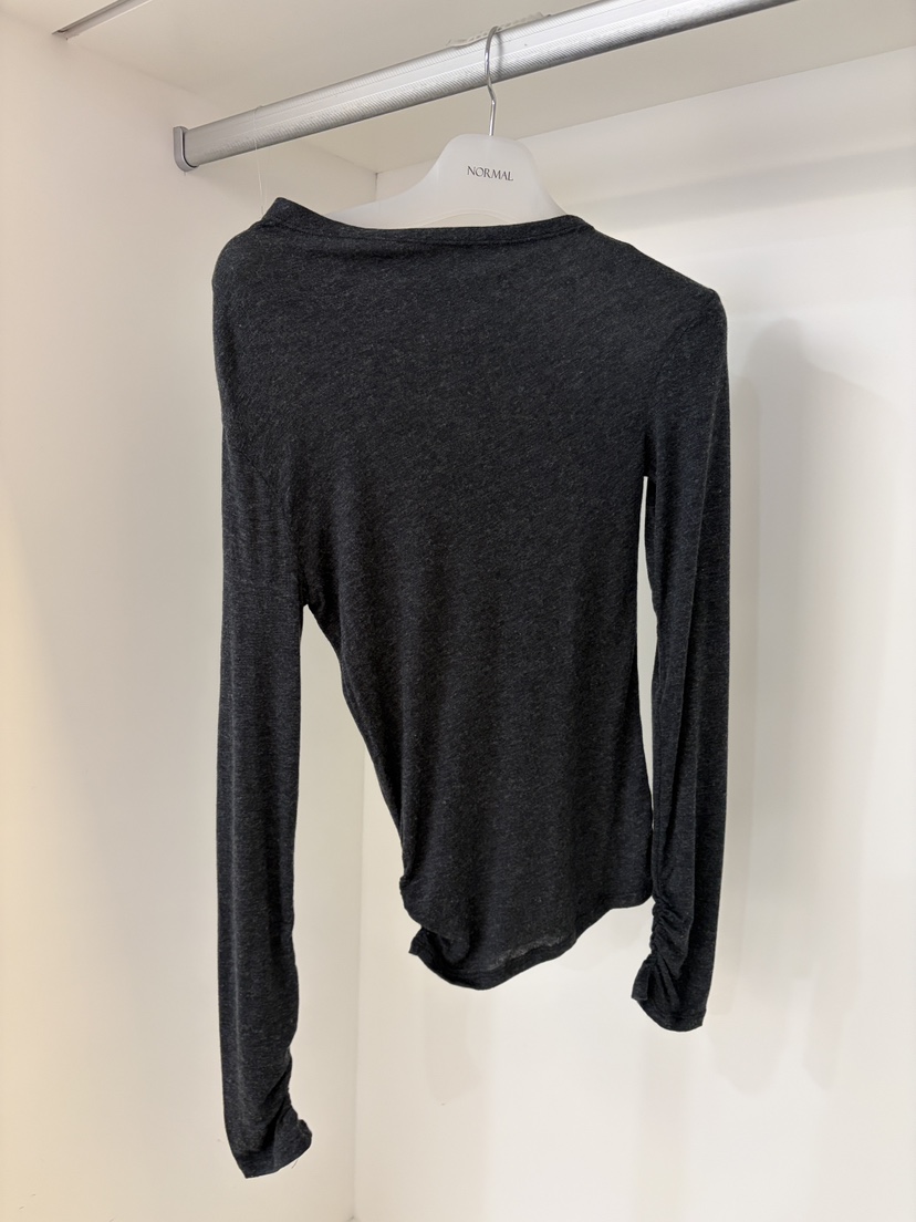 NORMAL韓國代購㊣女裝新品真品休閑熱賣職業人氣長袖T恤羊毛NORMAL長袖T恤圖色3
