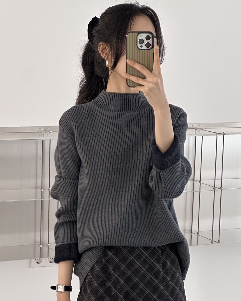 HOWDY韓國代購㊣女裝新品休閑熱賣職業推薦真品25秋冬針織衫羊毛howdy針織衫