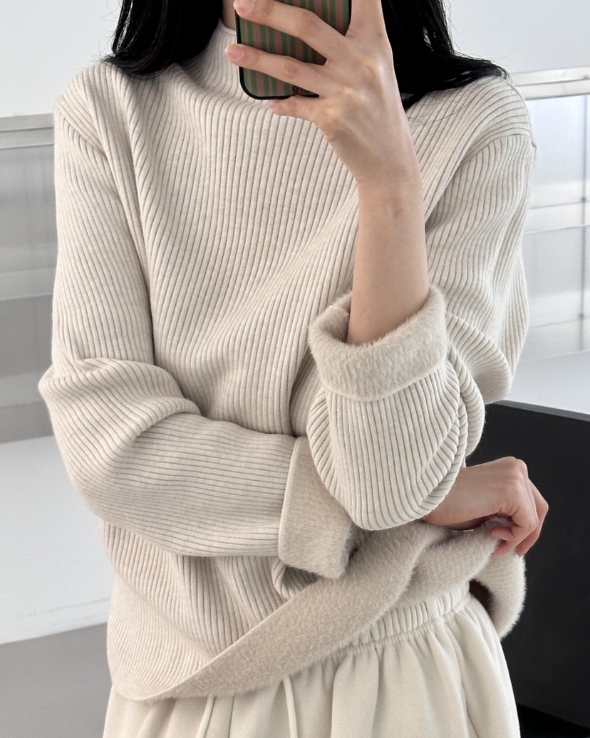 HOWDY韓國代購㊣女裝新品休閑熱賣職業推薦真品25秋冬針織衫羊毛howdy針織衫圖色1