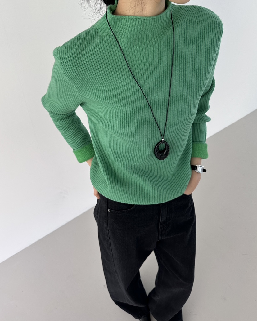 HOWDY韓國代購㊣女裝新品休閑熱賣職業推薦真品25秋冬針織衫羊毛howdy針織衫圖色3