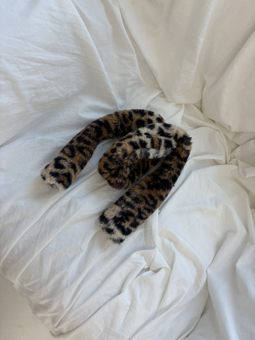 PLATFORM-L東大門㊣實拍女士新款真品25秋冬時尚圍巾披肩豹紋PLATFORM圍巾/披肩