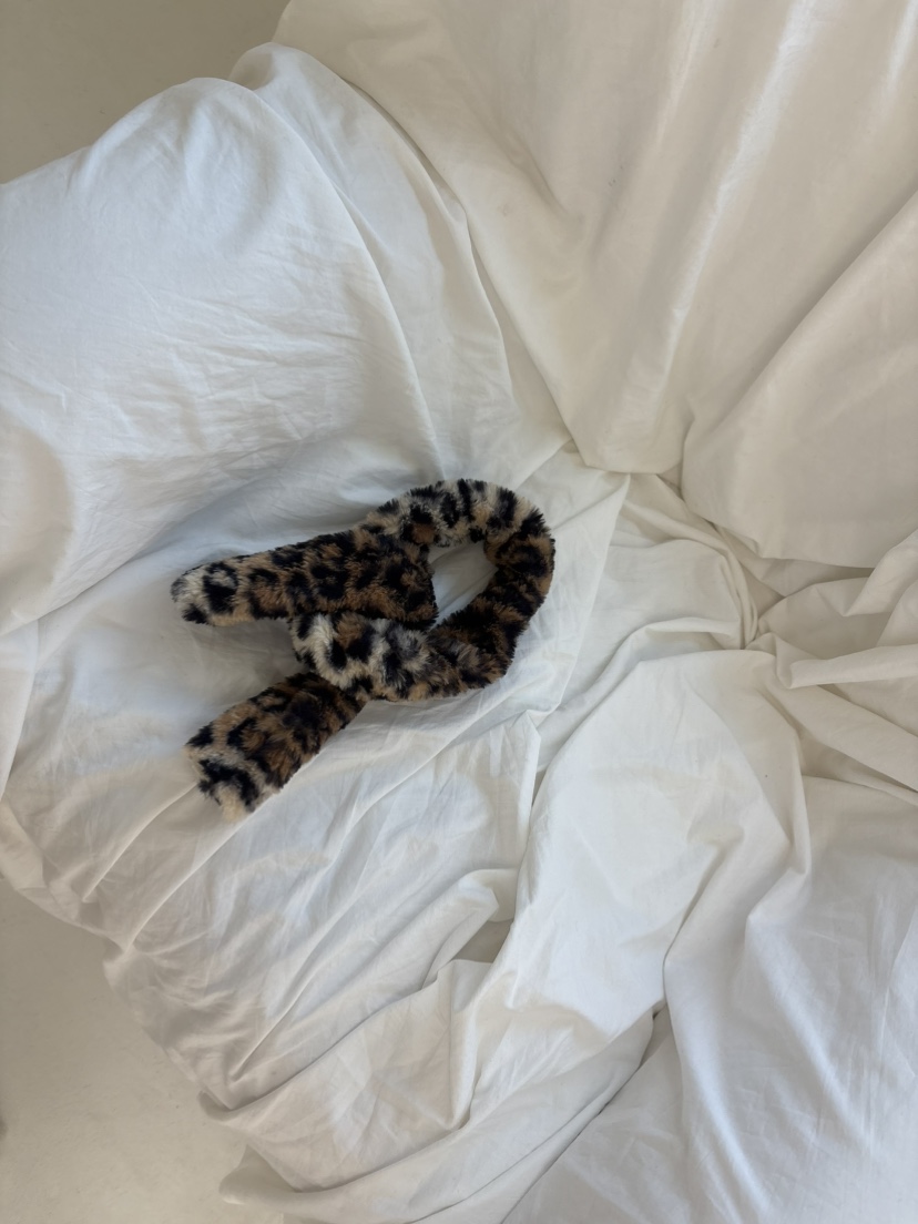 PLATFORM-L東大門㊣實拍女士新款真品25秋冬時尚圍巾披肩豹紋PLATFORM圍巾/披肩