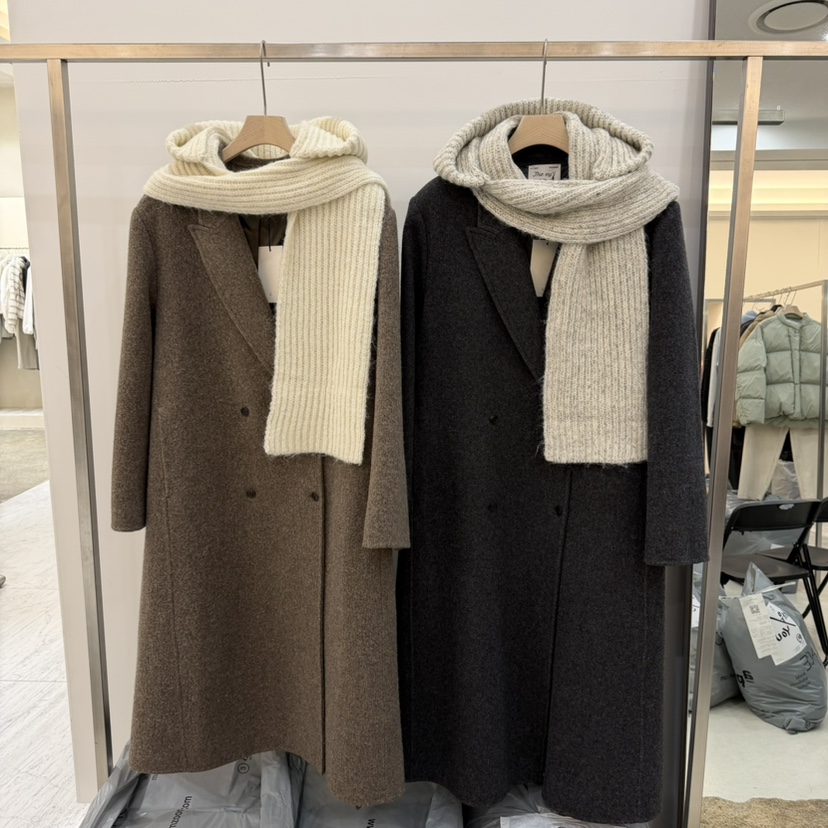 THE EYL韓國代購㊣女士新品休閑25秋冬人氣圍巾披肩含帽子THE EYL圍巾/披肩