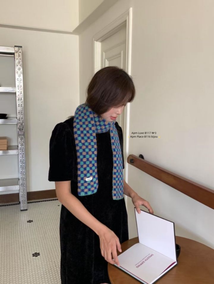 N3韓國直郵㊣女士新品25秋冬時尚休閑人氣真品推薦圍巾披肩N3圍巾/披肩