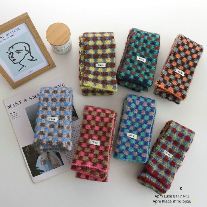 N3韓國直郵㊣女士新品25秋冬時尚休閑人氣真品推薦圍巾披肩N3圍巾/披肩