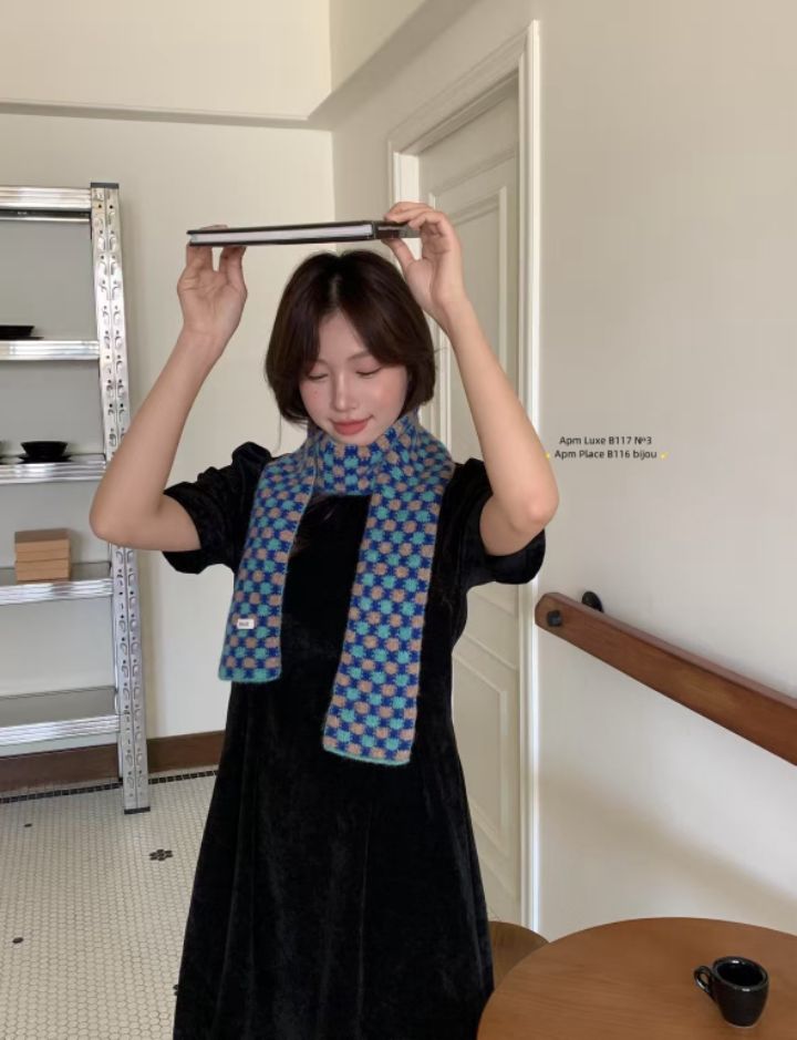 N3韓國直郵㊣女士新品25秋冬時尚休閑人氣真品推薦圍巾披肩N3圍巾/披肩