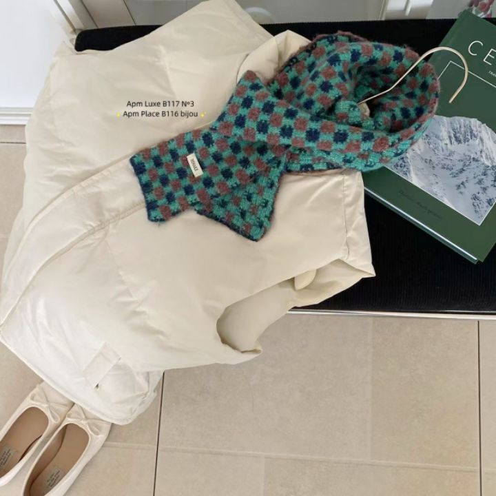 N3韓國直郵㊣女士新品25秋冬時尚休閑人氣真品推薦圍巾披肩N3圍巾/披肩