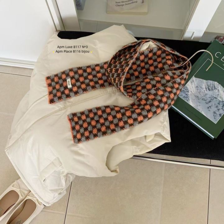 N3韓國直郵㊣女士新品25秋冬時尚休閑人氣真品推薦圍巾披肩N3圍巾/披肩