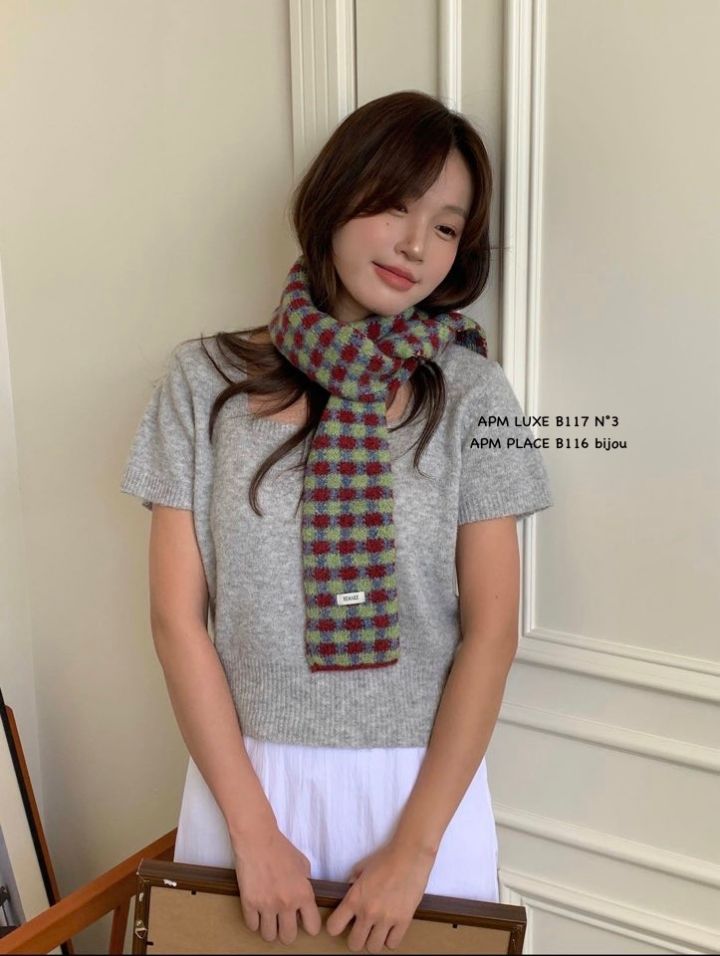 N3韓國直郵㊣女士新品25秋冬時尚休閑人氣真品推薦圍巾披肩N3圍巾/披肩