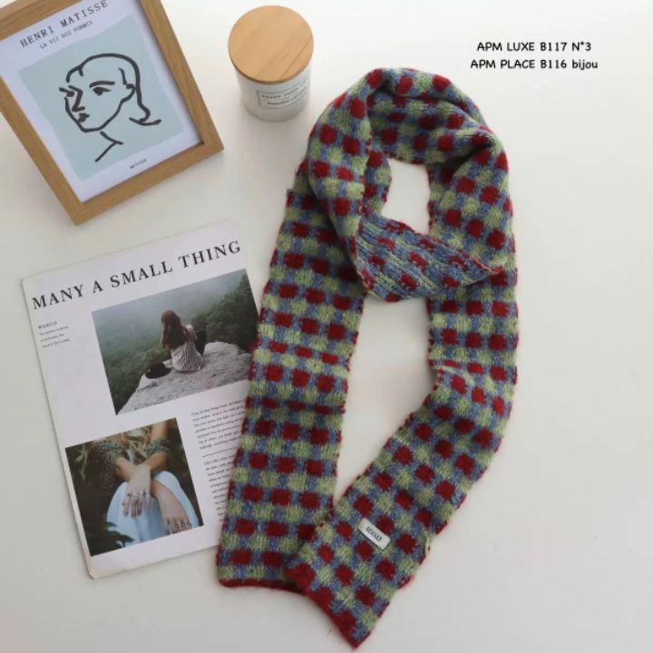 N3韓國直郵㊣女士新品25秋冬時尚休閑人氣真品推薦圍巾披肩N3圍巾/披肩圖色5