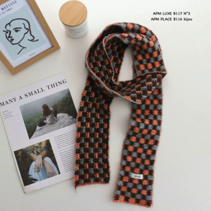 N3韓國直郵㊣女士新品25秋冬時尚休閑人氣真品推薦圍巾披肩N3圍巾/披肩圖色6