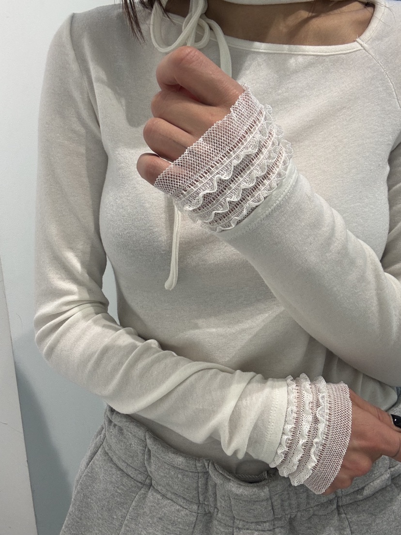 FRANC—L韓國代購㊣女裝新款熱賣人氣時尚真品休閑長袖T恤羊毛FRANC長袖T恤