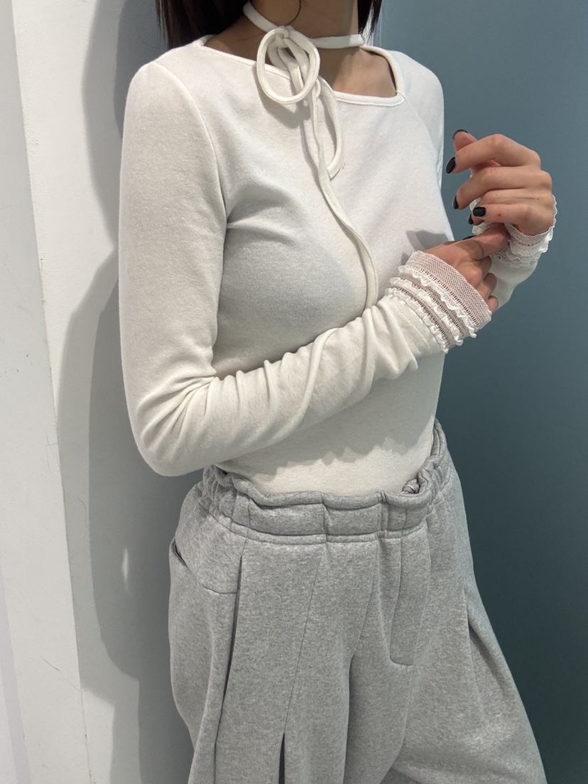 FRANC—L韓國代購㊣女裝新款熱賣人氣時尚真品休閑長袖T恤羊毛FRANC長袖T恤