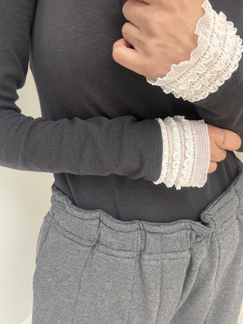 FRANC—L韓國代購㊣女裝新款熱賣人氣時尚真品休閑長袖T恤羊毛FRANC長袖T恤