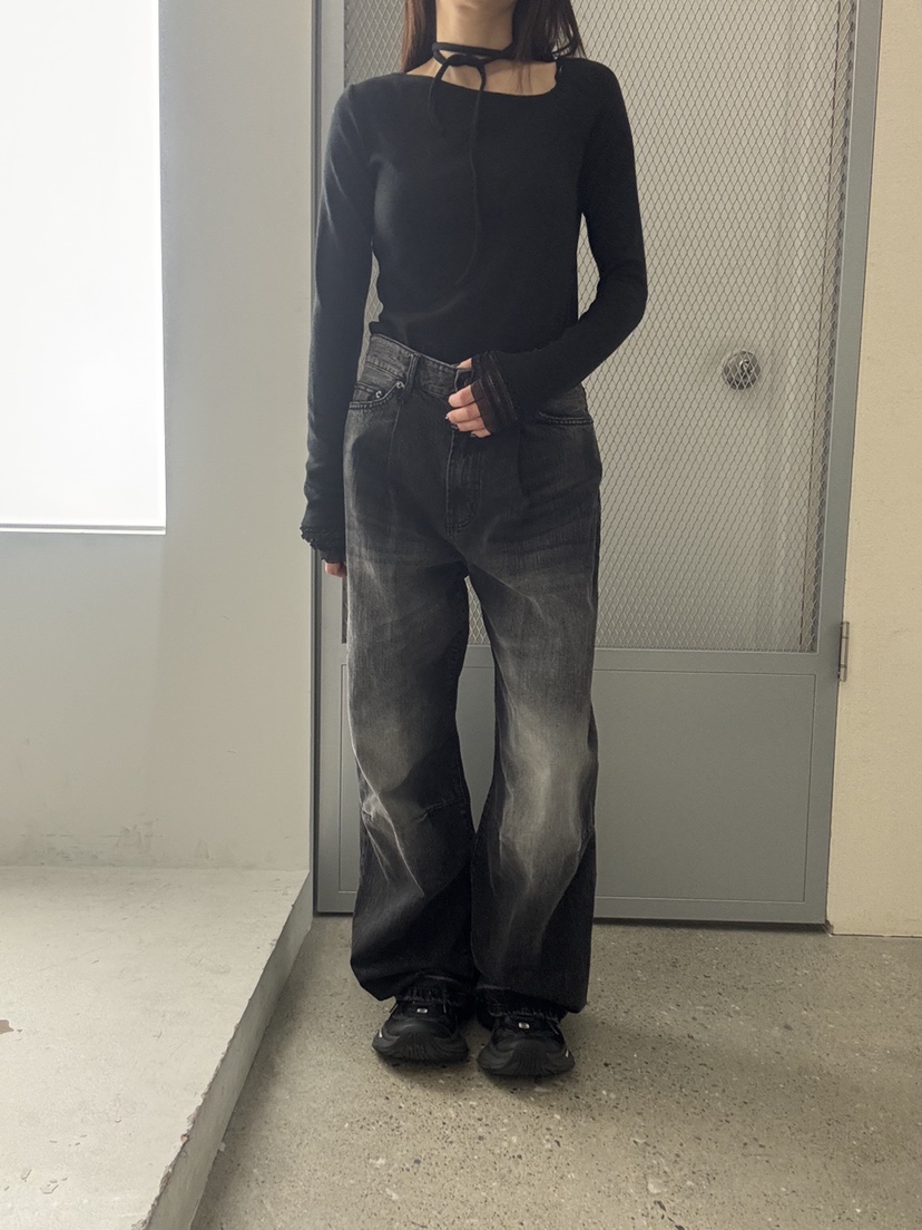 FRANC—L韓國代購㊣女裝新款熱賣人氣時尚真品休閑長袖T恤羊毛FRANC長袖T恤