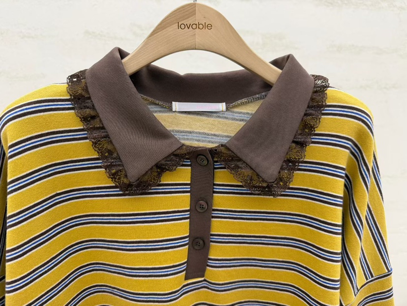 LOVABLE東大門㊣直郵女裝新款25秋冬推薦休閑真品人氣職業衛衣LOVABLE衛衣