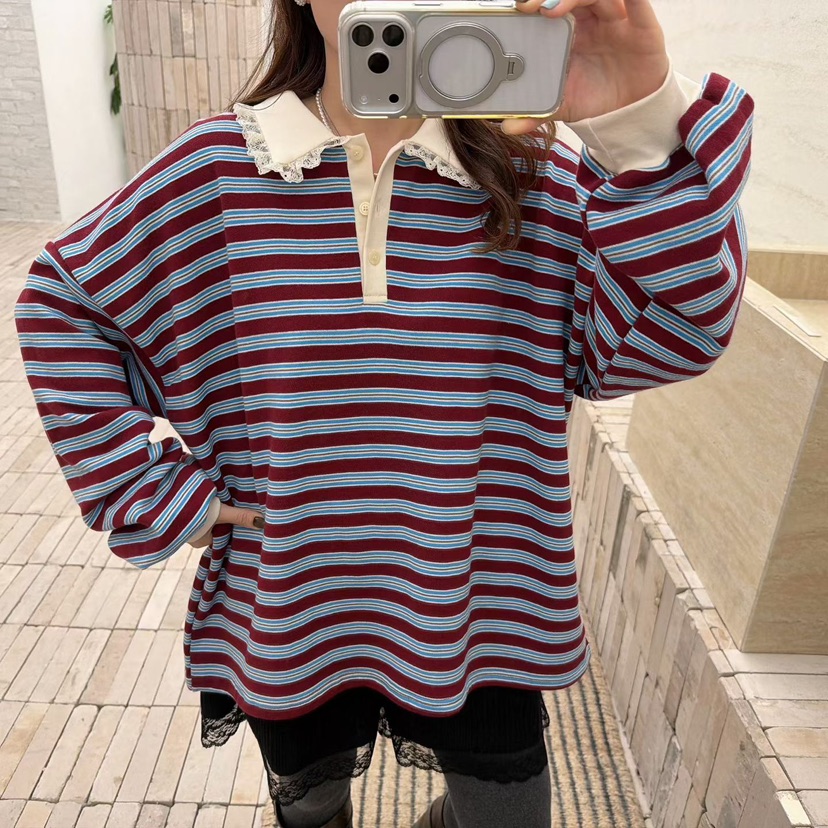 LOVABLE東大門㊣直郵女裝新款25秋冬推薦休閑真品人氣職業衛衣LOVABLE衛衣