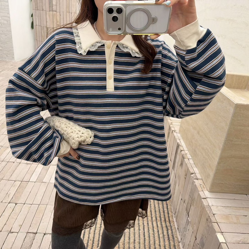 LOVABLE東大門㊣直郵女裝新款25秋冬推薦休閑真品人氣職業衛衣LOVABLE衛衣