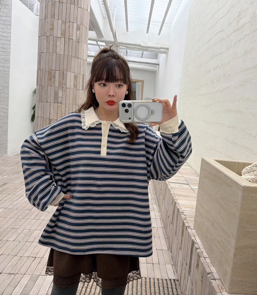 LOVABLE東大門㊣直郵女裝新款25秋冬推薦休閑真品人氣職業衛衣LOVABLE衛衣