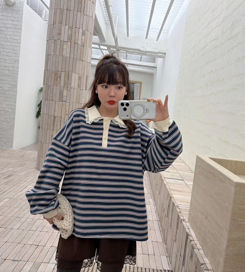 LOVABLE東大門㊣直郵女裝新款25秋冬推薦休閑真品人氣職業衛衣LOVABLE衛衣