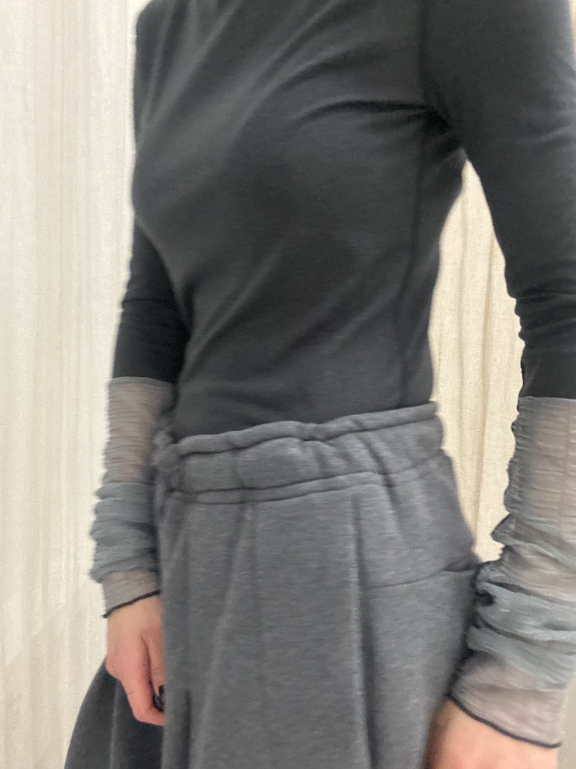 FRANC—L韓國代購㊣女士新品真品熱賣25秋冬休閑長袖T恤透明FRANC長袖T恤