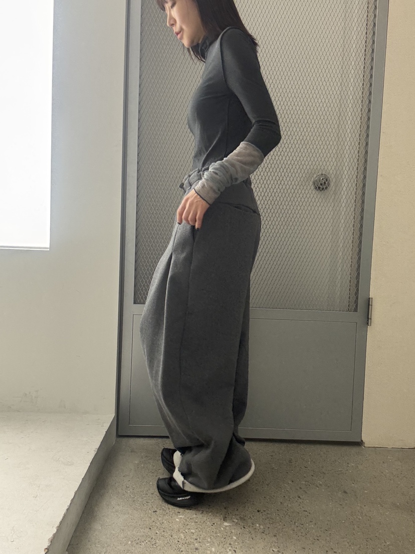 FRANC—L韓國代購㊣女士新品真品熱賣25秋冬休閑長袖T恤透明FRANC長袖T恤